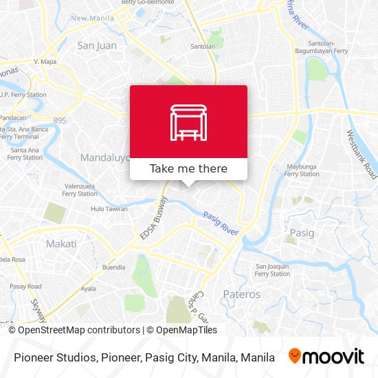 Pioneer Studios, Pioneer, Pasig City, Manila map