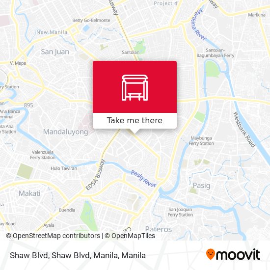 Shaw Blvd, Shaw Blvd, Manila map