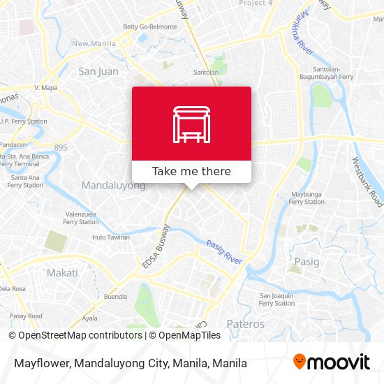 Mayflower, Mandaluyong City, Manila map