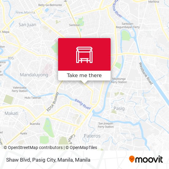 Shaw Blvd, Pasig City, Manila map