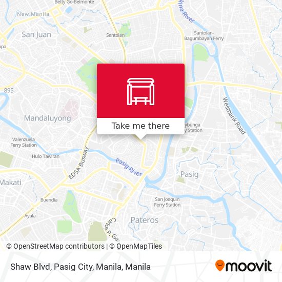 Shaw Blvd, Pasig City, Manila map