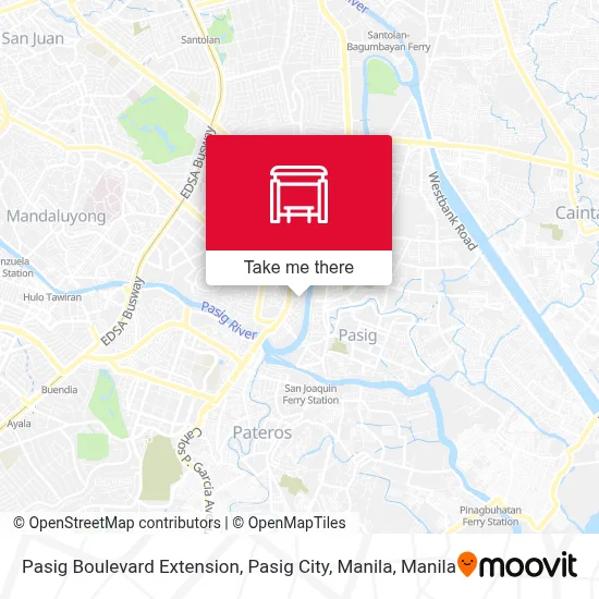 Pasig Boulevard Extension, Pasig City, Manila map