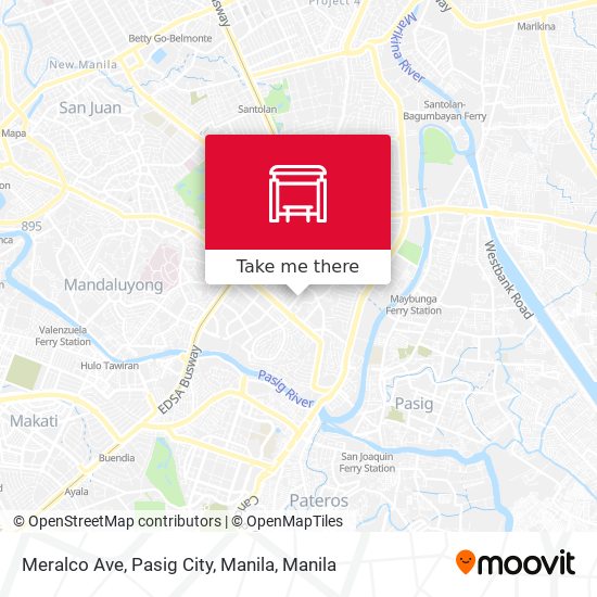 Meralco Ave, Pasig City, Manila map