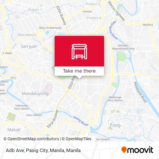 Adb Ave, Pasig City, Manila map