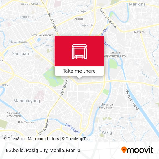 E.Abello, Pasig City, Manila map