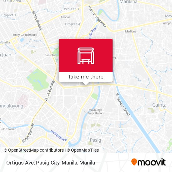 Ortigas Ave, Pasig City, Manila map