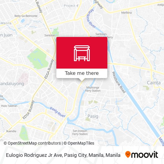 Eulogio Rodriguez Jr Ave,  Pasig City, Manila map