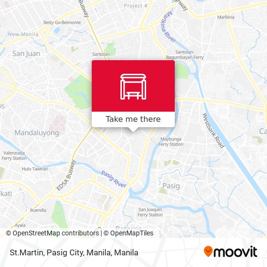 St.Martin, Pasig City, Manila map