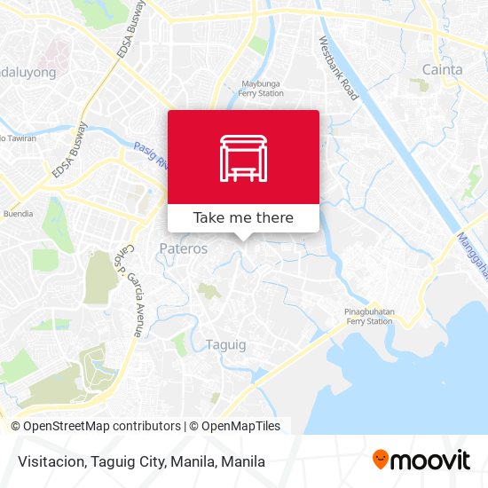 Visitacion, Taguig City, Manila map