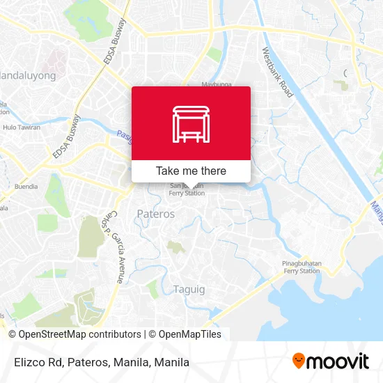 Elizco Rd, Pateros, Manila map