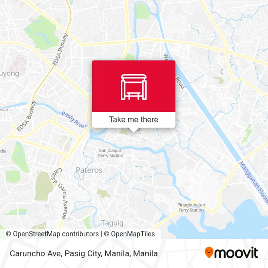 Caruncho Ave, Pasig City, Manila map
