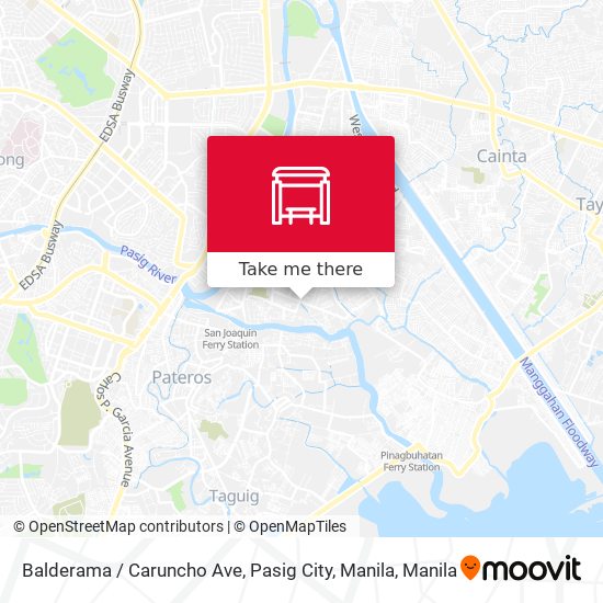 Balderama / Caruncho Ave, Pasig City, Manila map