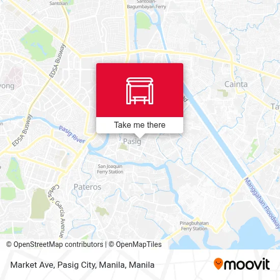 Market Ave, Pasig City, Manila map