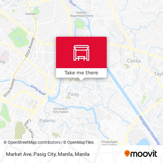 Market Ave, Pasig City, Manila map