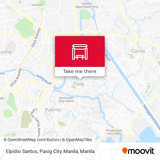 Elpidio Santos, Pasig City, Manila map