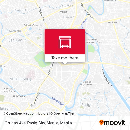 Ortigas Ave, Pasig City, Manila map