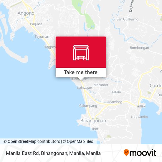 Manila East Rd, Binangonan, Manila map