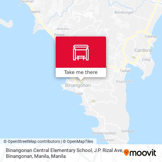 Binangonan Central Elementary School, J.P. Rizal Ave, Binangonan, Manila map