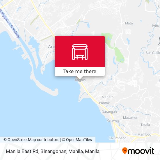 Manila East Rd, Binangonan, Manila map