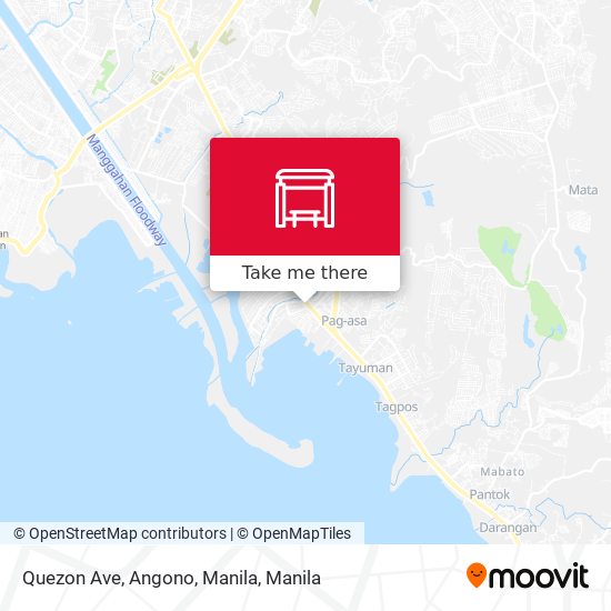 Quezon Ave, Angono, Manila map