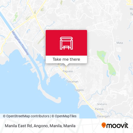 Manila East Rd, Angono, Manila map