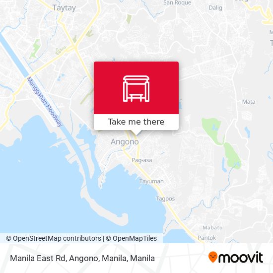 Manila East Rd, Angono, Manila map