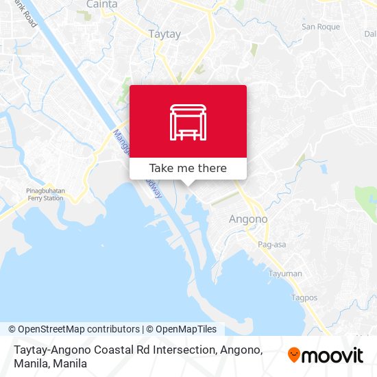 Taytay-Angono Coastal Rd Intersection, Angono, Manila map