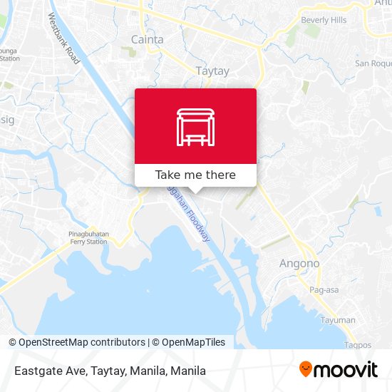 Eastgate Ave, Taytay, Manila map