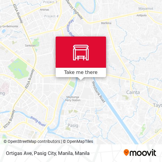 Ortigas Ave, Pasig City, Manila map