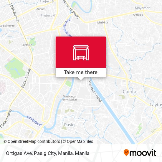 Ortigas Ave, Pasig City, Manila map