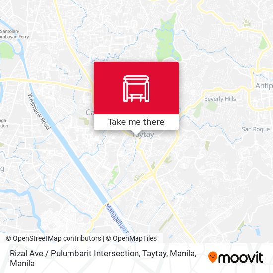 Rizal Ave / Pulumbarit Intersection,  Taytay, Manila map