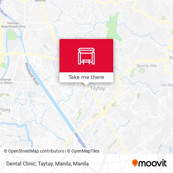 Dental Clinic, Taytay, Manila map