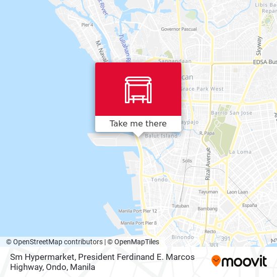 Sm Hypermarket, President Ferdinand E. Marcos Highway, Ondo map