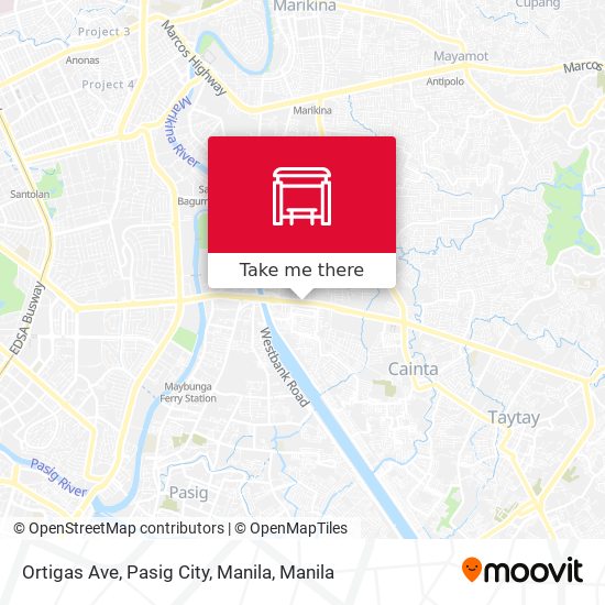 Ortigas Ave, Pasig City, Manila map