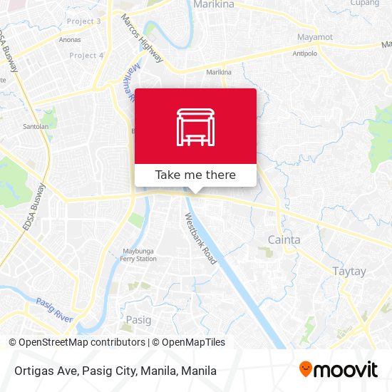 Ortigas Ave, Pasig City, Manila map