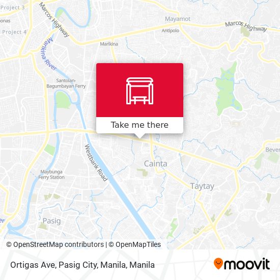 Ortigas Ave, Pasig City, Manila map