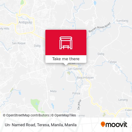 Un- Named Road, Teresa, Manila map
