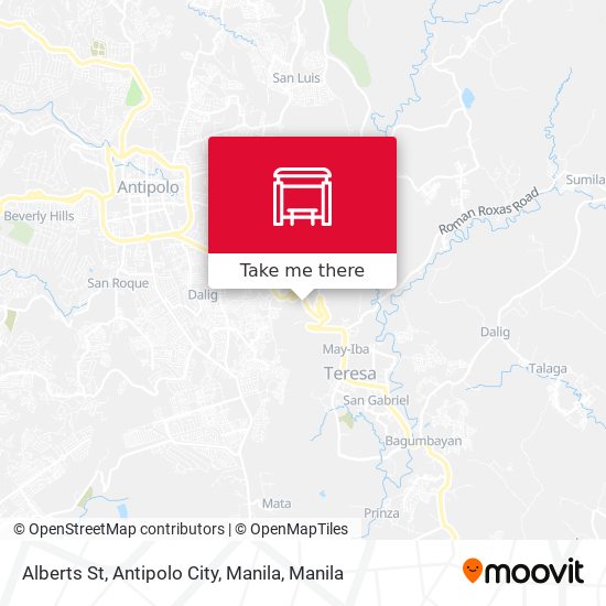 Alberts St, Antipolo City, Manila map