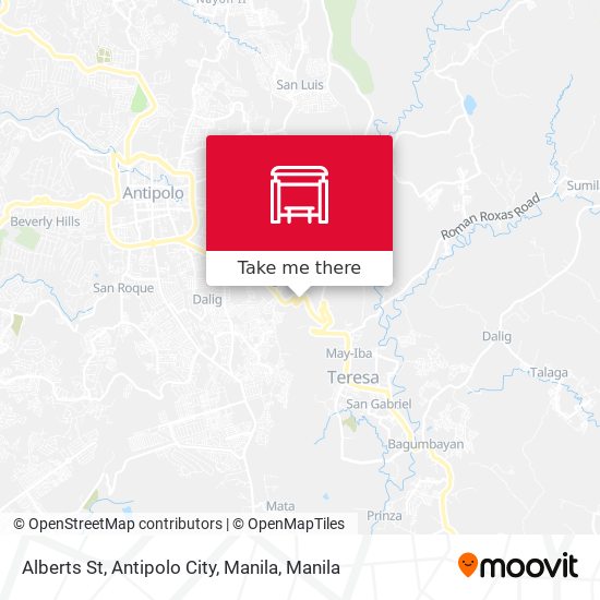 Alberts St, Antipolo City, Manila map