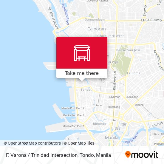 F. Varona / Trinidad Intersection, Tondo map