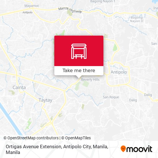 Ortigas Avenue Extension, Antipolo City, Manila map