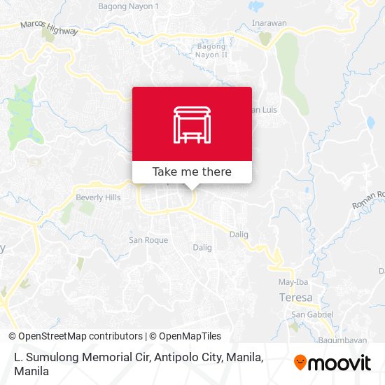 L. Sumulong Memorial Cir,  Antipolo City, Manila map