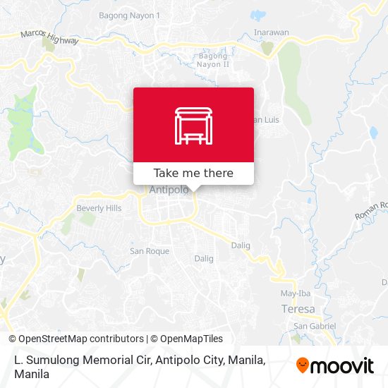 L. Sumulong Memorial Cir,  Antipolo City, Manila map