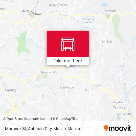 Martinez St, Antipolo City, Manila map