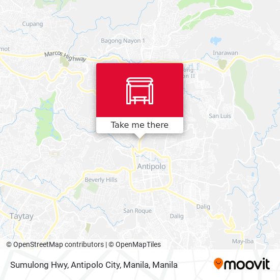 Sumulong Hwy, Antipolo City, Manila map