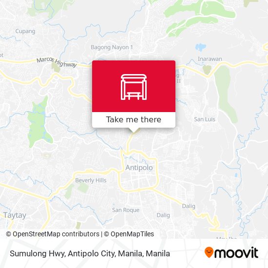 Sumulong Hwy, Antipolo City, Manila map
