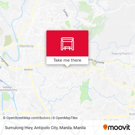 Sumulong Hwy, Antipolo City, Manila map