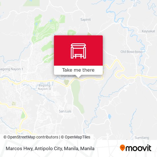 Marcos Hwy, Antipolo City, Manila map