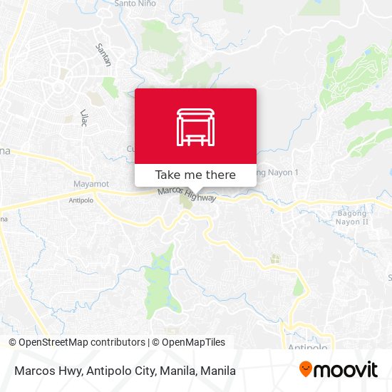 Marcos Hwy, Antipolo City, Manila map