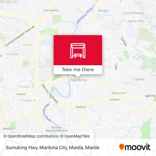 Sumulong Hwy, Marikina City, Manila map